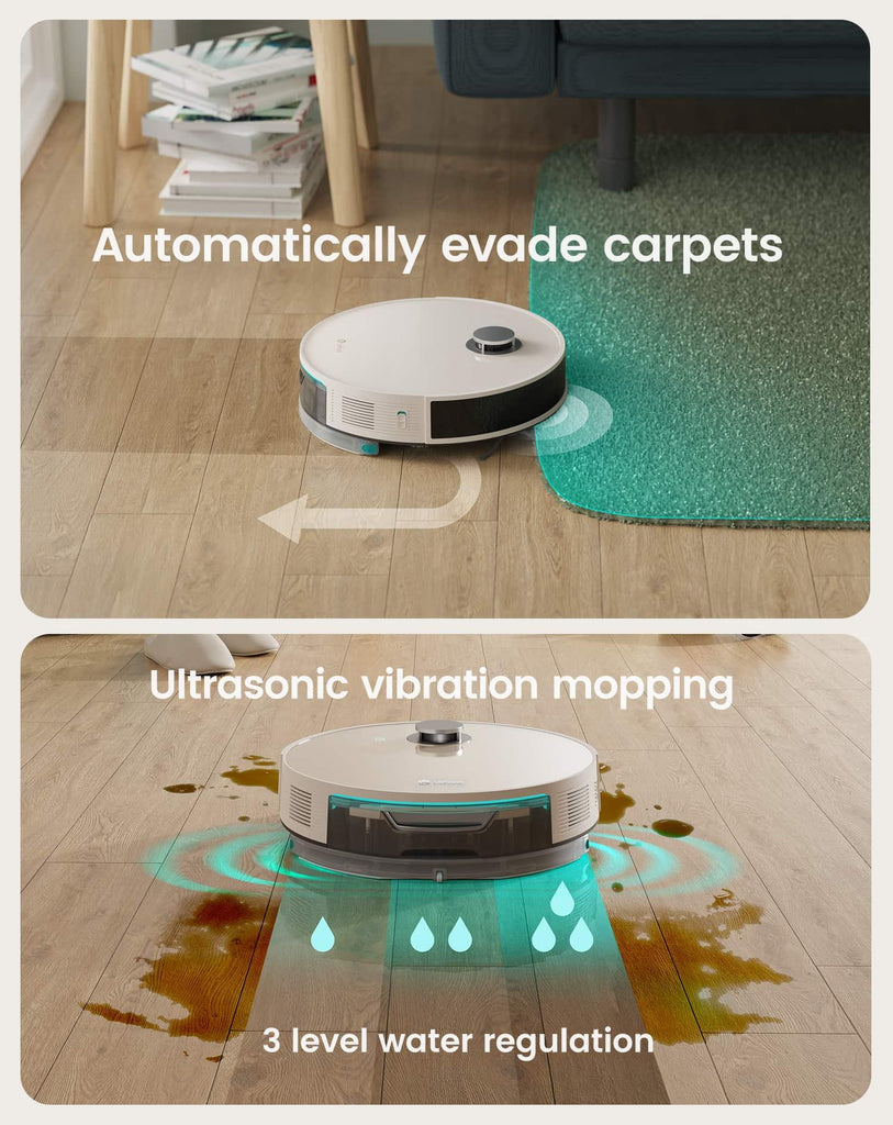 Lefant 2 in 1 Robot Vacuum and Mop Combo, WiFi/Alexa/APP Control
