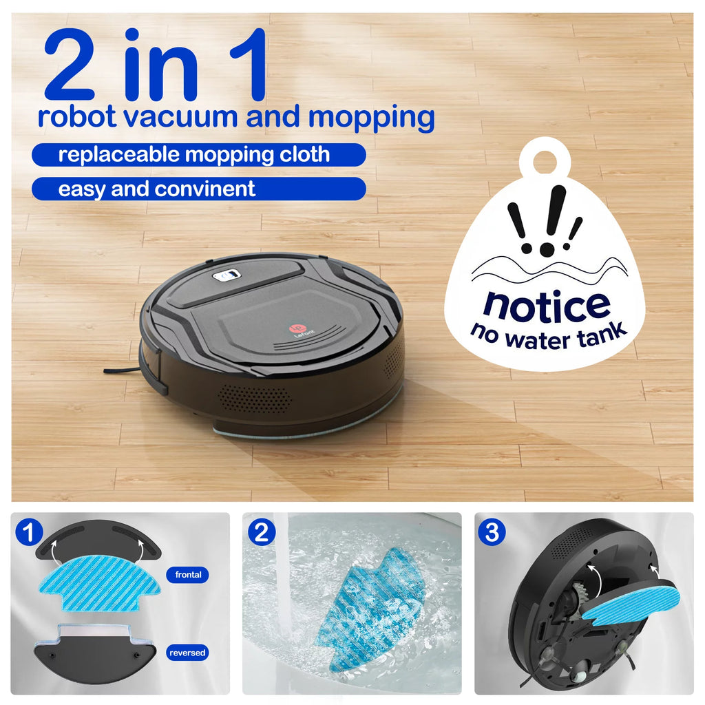 Lefant Robot Vacuum Cleaner, Ultra-Thin Robotic Vacuum & Mop, Alexa WiFi ~  M210B 