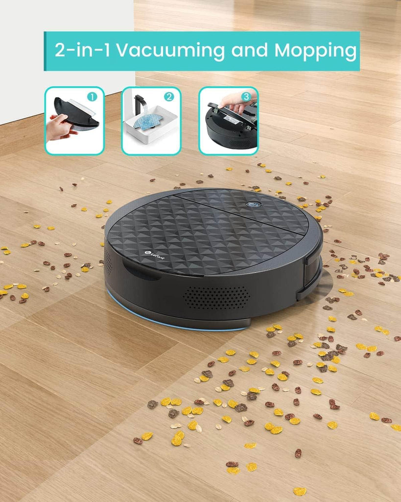 Lefant Robot Vacuum Cleaner, Ultra-Thin Robotic Vacuum & Mop, Alexa WiFi ~  M210B 